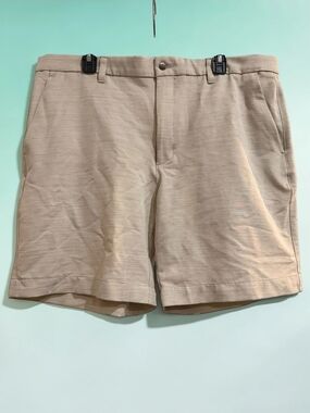 Callaway Golf Shorts Mens 38 Khaki Performance Stretch Flat Front Lightweight